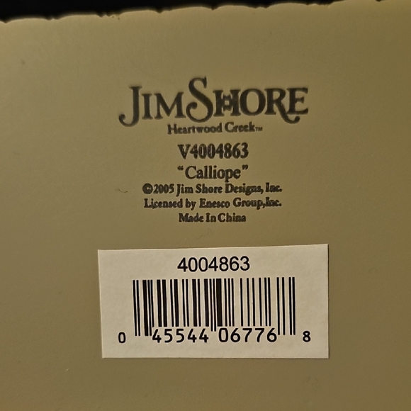 Jim Shore Calliope Multicolor Cat Figurine - Picture 2 of 3